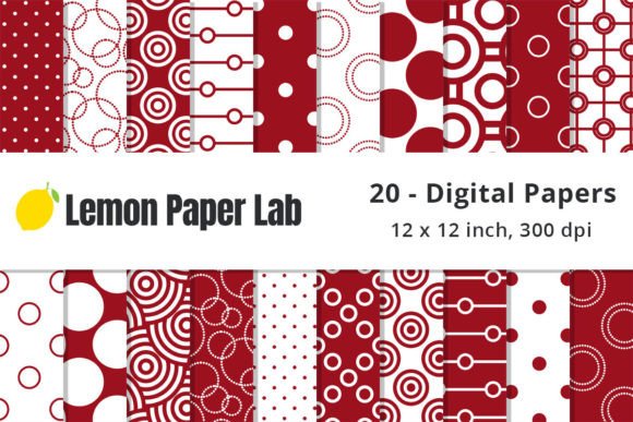 Download Ruby Red Polka Dot Pattern - Pattern Collection