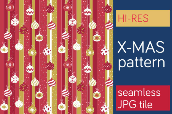 Download Xmas Seamless Pattern Tile - Red Version - Pattern Collection