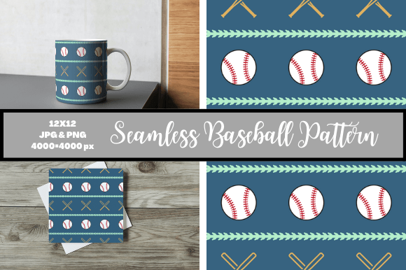 Download Seamless Baseball Pattern - Pattern Collection