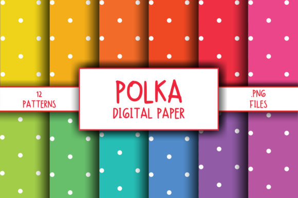 Download Polka Pattern Digital Paper - Pattern Collection