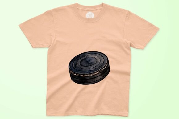 Download Hockey Puck with Textured Surface Design - Texture Collection