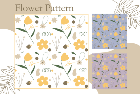 Download Cute Flower Spring Minimal Pattern - Pattern Collection