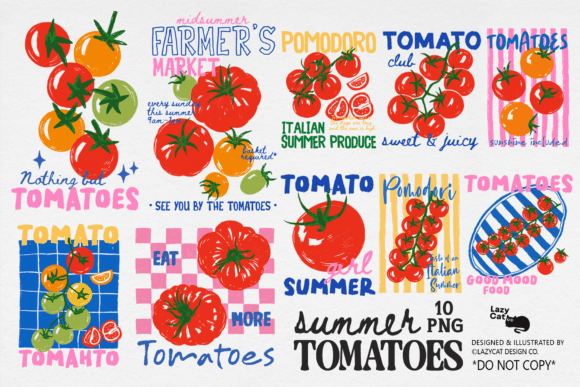 Download Tomato Summer PNG Sublimation Bundle - Summer Collection