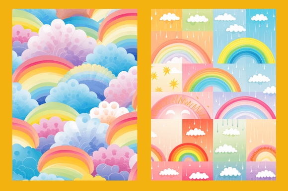 Download Summer Rainbow Patterns - Pattern Collection