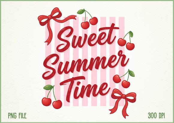 Download Sweet Summer Time Cherry Design - Summer Collection