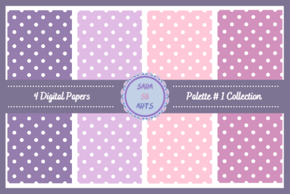 Download Seamless Polka Dot Pattern Digital Paper - Pattern Collection