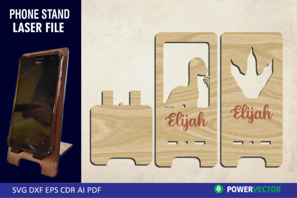 Download Phone Stand SVG, Laser Cut Pattern - Pattern Collection