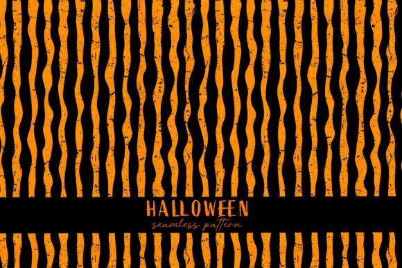 Download Halloween Vintage Horror Stripes Pattern - Pattern Collection
