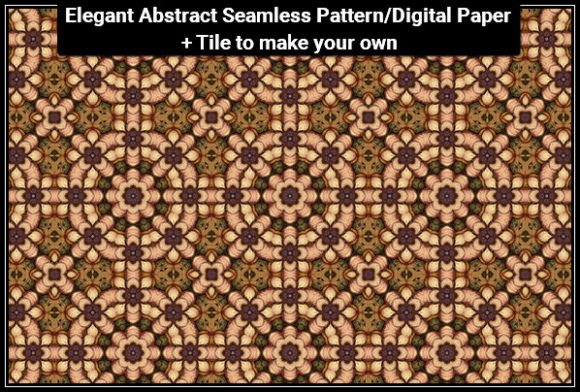 Download Elegant Seamless Pattern &amp; Tile #005 - Pattern Collection