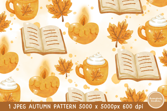 Download Cute Autumn Icons Pattern - Pattern Collection