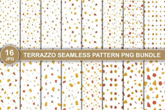 Download Terrazzo Seamless Pattern PNG Bundle - Pattern Collection