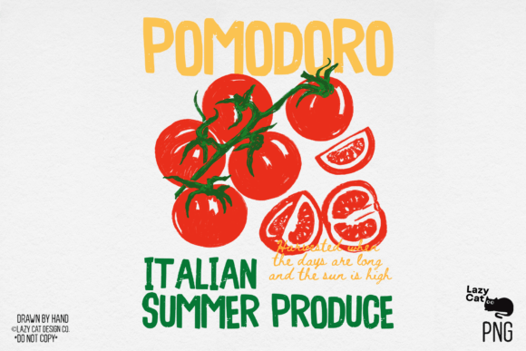 Download Tomato Pomorodo Summer PNG Sublimation - Summer Collection