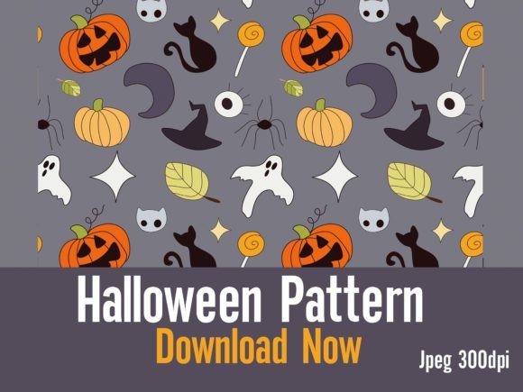 Download Halloween Pattern Background JPEG Paper - Pattern Collection