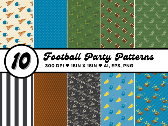 Download Football Party Patterns - Pattern Collection