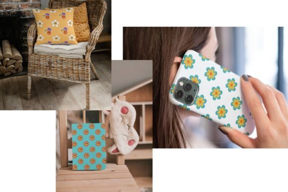 Download Retro Flower Pattern - Pattern Collection