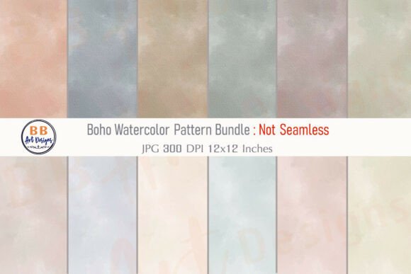 Download Watercolor Boho Pattern Background Paper - Pattern Collection