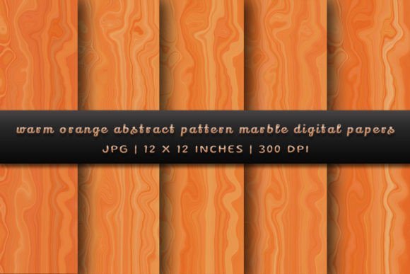 Download Warm Orange Abstract Pattern Marble - Pattern Collection