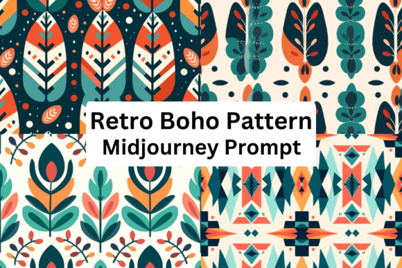 Download Prompt for Retro Boho Pattern - Pattern Collection