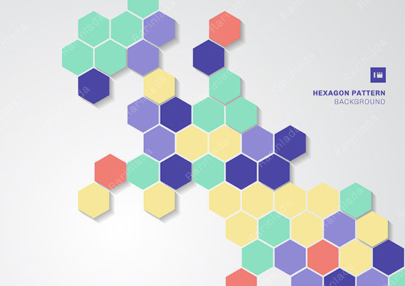 Download Abstract Hexagons Shape Minimal Pattern - Pattern Collection