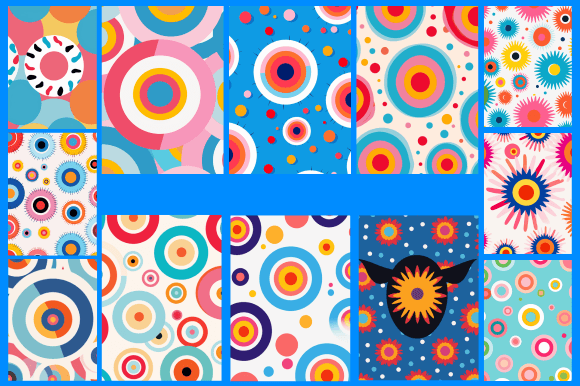 Download Bull&rsquo;s Eye Pattern - Pattern Collection