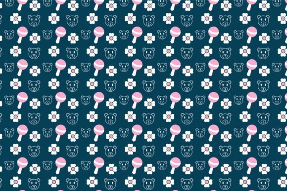 Download Seamless Kid's Pattern Background Vector - Pattern Collection