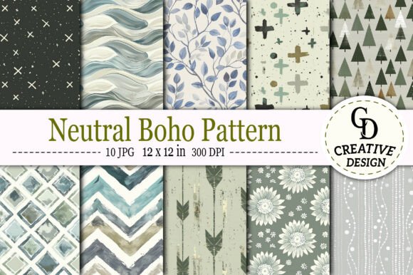 Download Neutral Boho Pattern - Pattern Collection