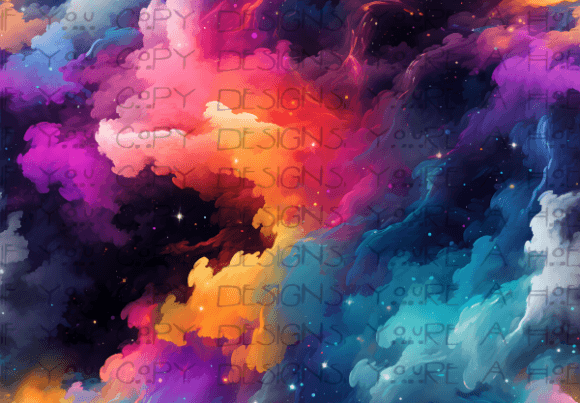 Download Seamless Rainbow Clouds Pattern - Pattern Collection