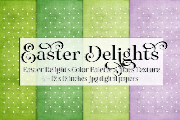 Download Easter Delights, Polka Dot Texture Paper - Texture Collection