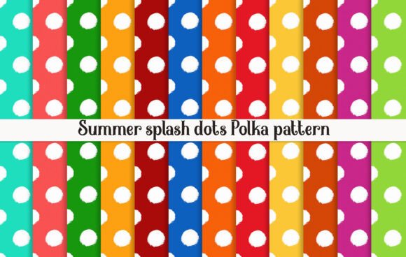 Download Summer Splash Dots Polka Pattern - Pattern Collection