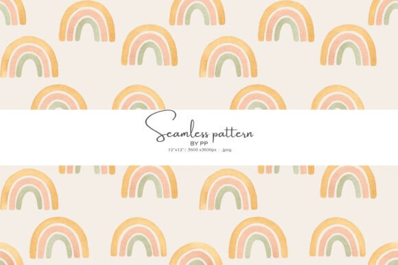 Download Pastel Rainbow Boho Pattern - Pattern Collection