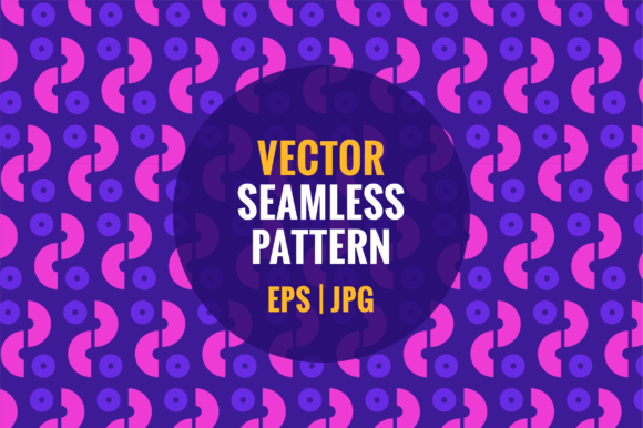 Download Fun Geometric Seamless Pattern in Dark - Pattern Collection