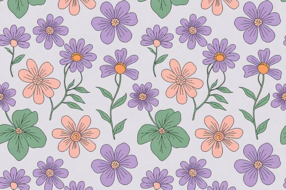 Download Soft Cute Floral Pattern Design - Pattern Collection