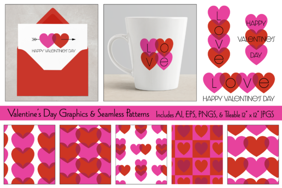 Download Valentine Day Graphics &amp; Patterns - Pattern Collection