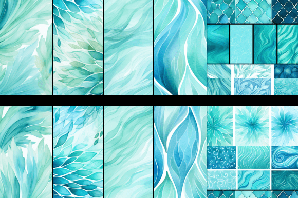 Download Turquoise Blue Patterns - Pattern Collection