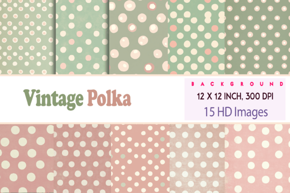 Download Vintage Polka Pattern - Pattern Collection