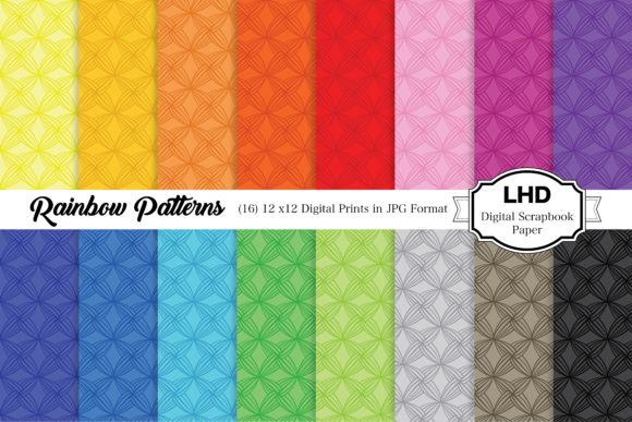Download Rainbow Patterns Digital Backgrounds - Pattern Collection