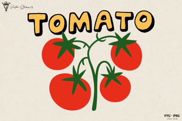 Download Tomato Summer Garden Harvest SVG PNG - Summer Collection