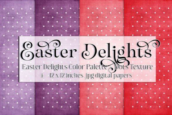Download Easter Delights, Polka Dot Texture Paper - Texture Collection