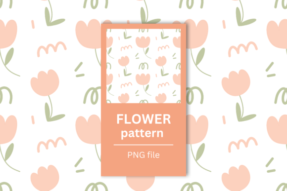 Download Cute Flower Floral Tulip Minimal Pattern - Pattern Collection