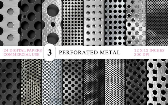 Download Grunge &amp; Modern Perforated Metal Texture - Texture Collection