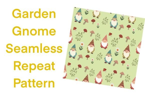 Download Garden Gnome Seamless Pattern Tile - Pattern Collection