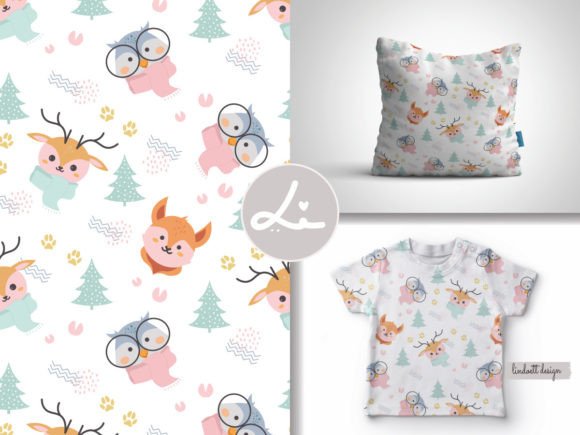 Download Cute Animal Seamless Pattern - Pattern Collection