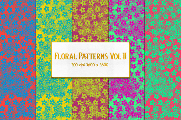 Download Cute Floral Pattern Textures - Vol II - Pattern Collection