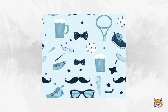 Download Father's Day Seamless Pattern - Pattern Collection