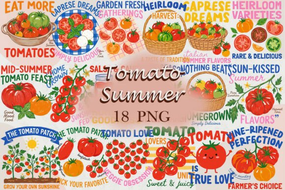 Download Tomato Summer PNG - Summer Collection