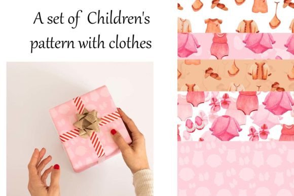 Download Seamless Pattern Children's with Clothes - Pattern Collection