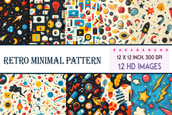 Download Retro Minimal Pattern - Pattern Collection