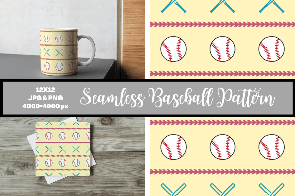 Download Seamless Baseball Pattern - Pattern Collection