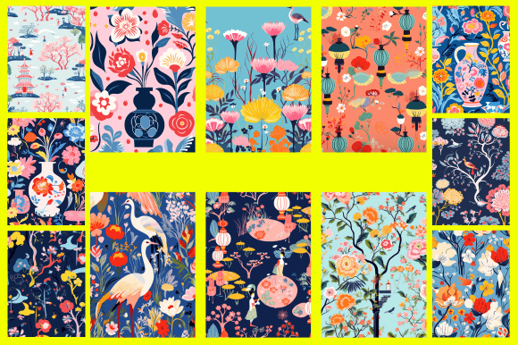 Download Chinoserie Patterns - Pattern Collection