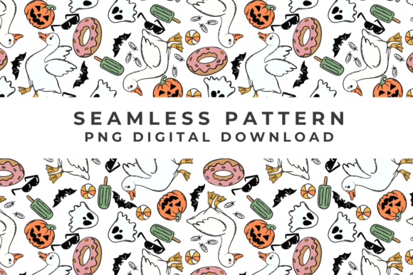Download Summerween Seamless Fabric Pattern - Pattern Collection